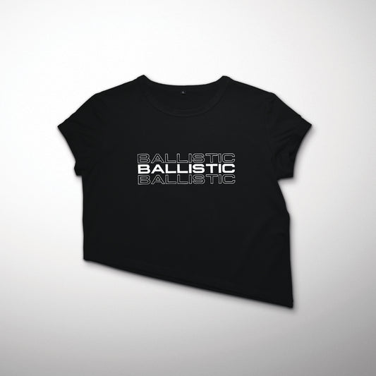 Women's Black Tie Crop