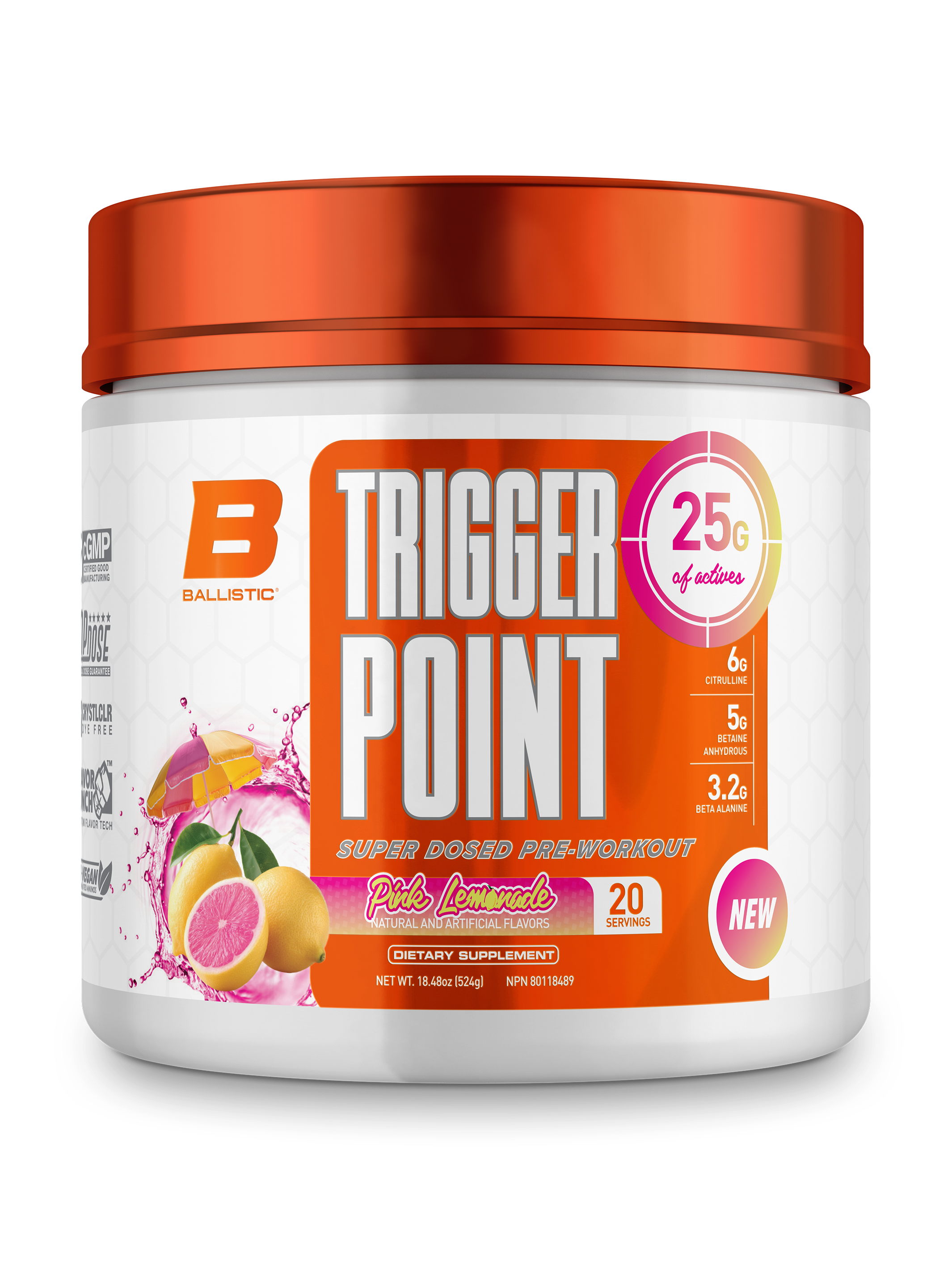 Ballistic Supps | Trigger Point - Super Dosed Pre-Workout