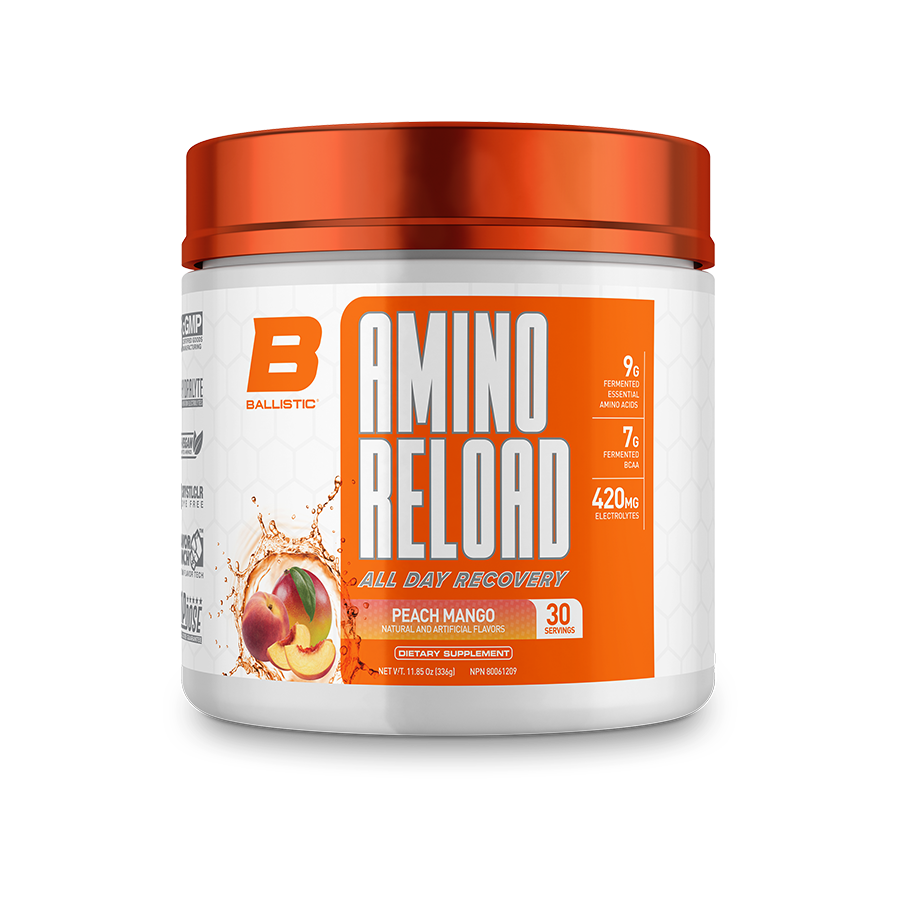 Ballistic Supps Amino Reload Peach Mango#size_30-servings