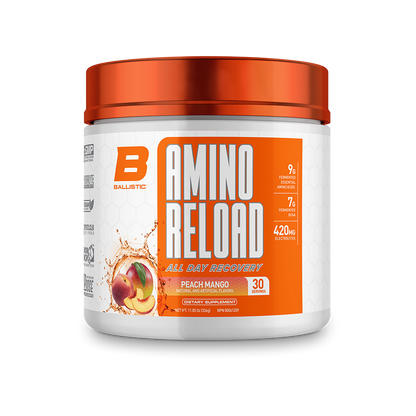 Ballistic Supps Amino Reload Peach Mango#size_30-servings